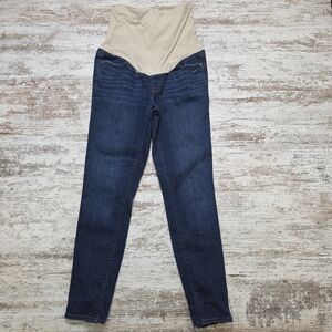 Loft Maternity Skinny Jeans Size 4 Blue Denim